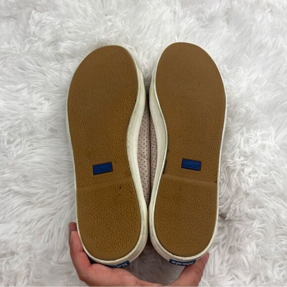 Kate Spade x Keds  Kickstart Rose Gold Shimmer Perforated Sneakers - Picture 8 of 11